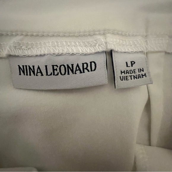 Nina Leonard Large Petite Elastic Waist Ankle Pant with Pockets - Picture 5 of 6